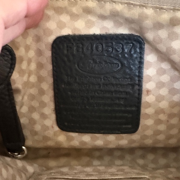 Brighton Tan and Black Woven Crossbody Bag - Picture 8 of 10